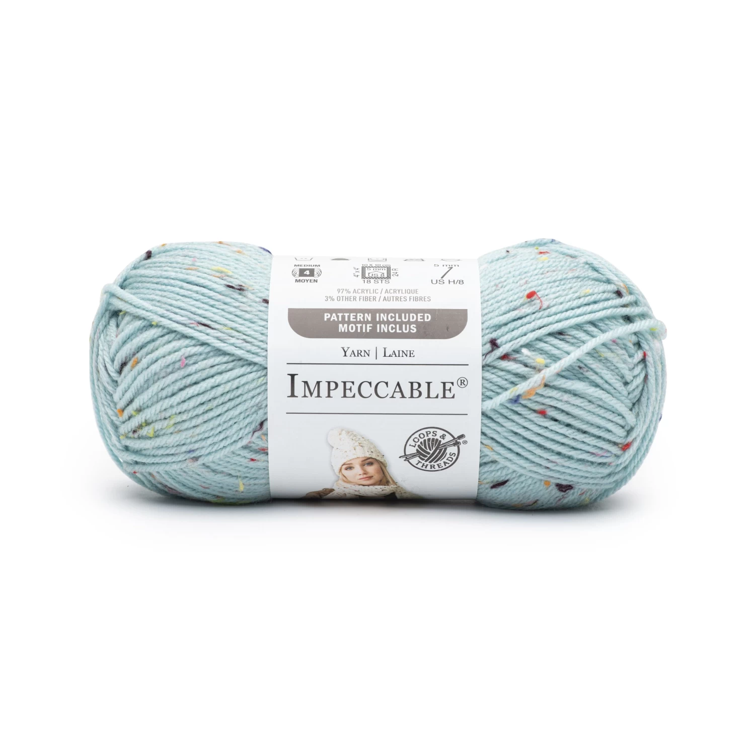 18 Pack: Impeccable™ Tweed Yarn By Loops & Threads® 18 18 Pack: Impeccable™ Tweed Yarn By Loops & Threads® - Image 18