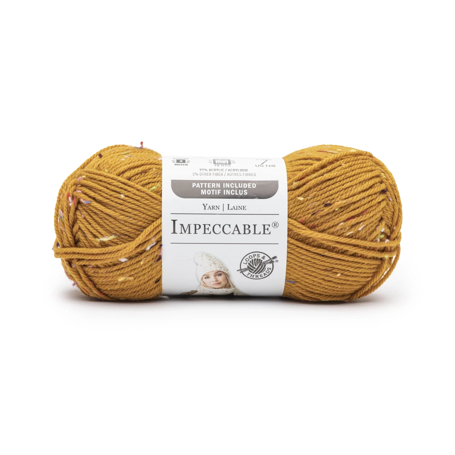18 Pack: Impeccable™ Tweed Yarn By Loops & Threads® 20 18 Pack: Impeccable™ Tweed Yarn By Loops & Threads® - Image 20