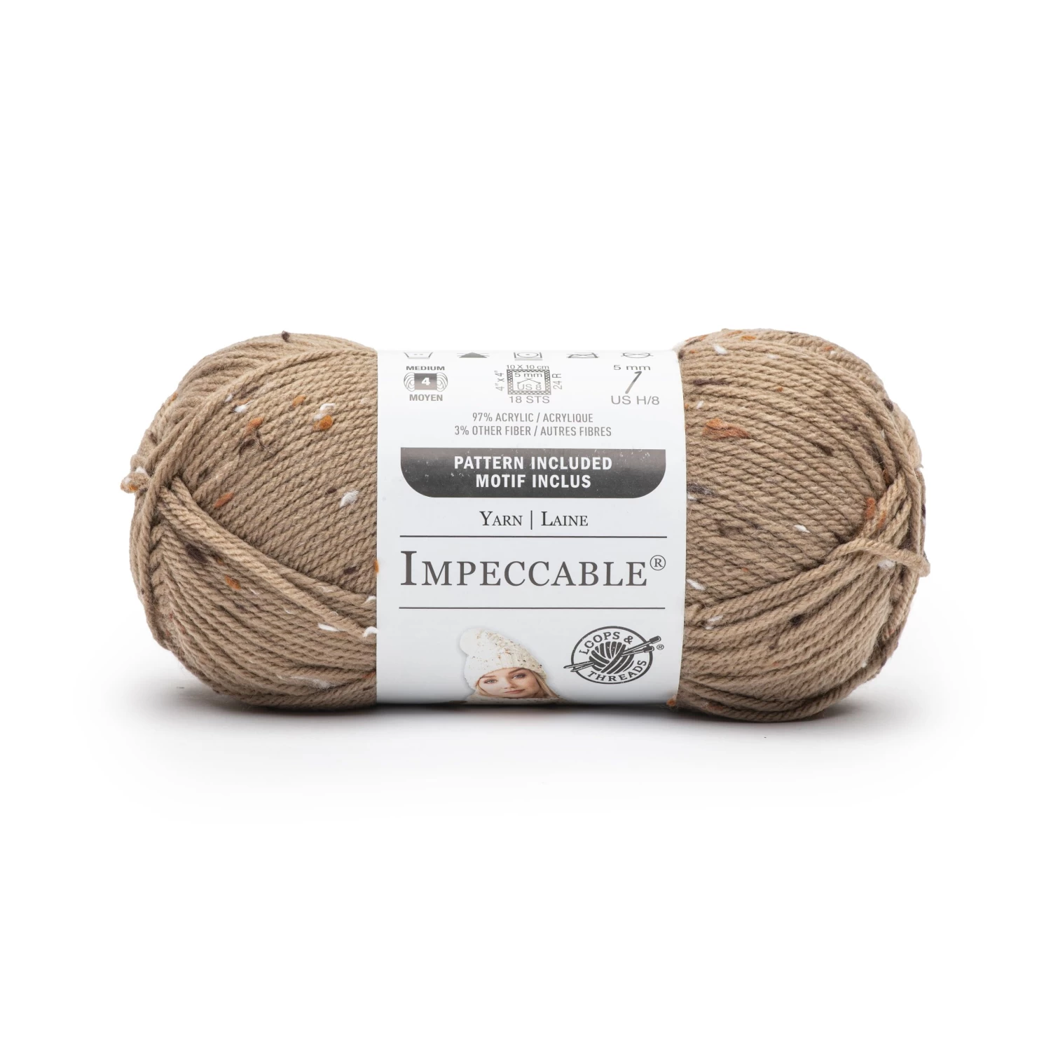 18 Pack: Impeccable™ Tweed Yarn By Loops & Threads® 16 18 Pack: Impeccable™ Tweed Yarn By Loops & Threads® - Image 16