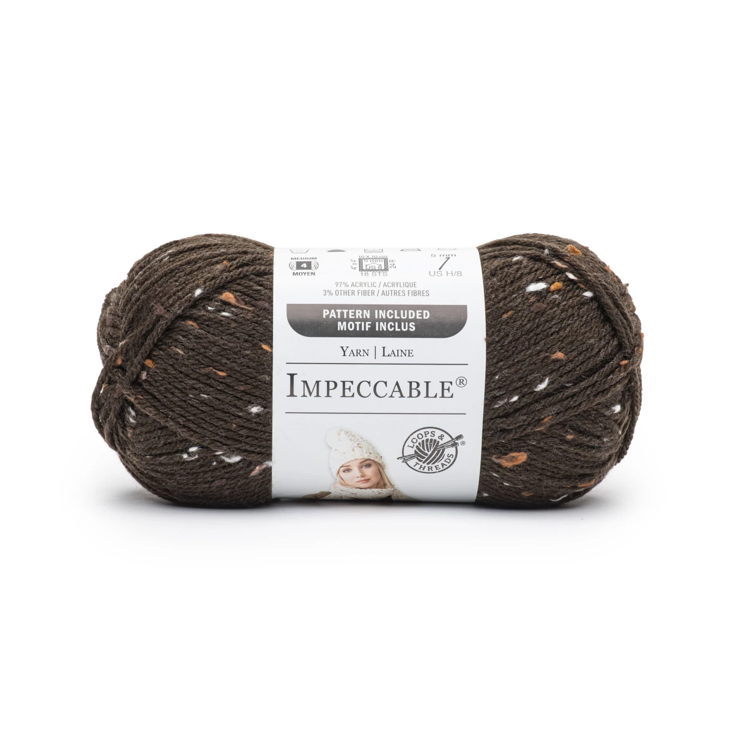 18 Pack: Impeccable™ Tweed Yarn By Loops & Threads® 10 18 Pack: Impeccable™ Tweed Yarn By Loops & Threads® - Image 10