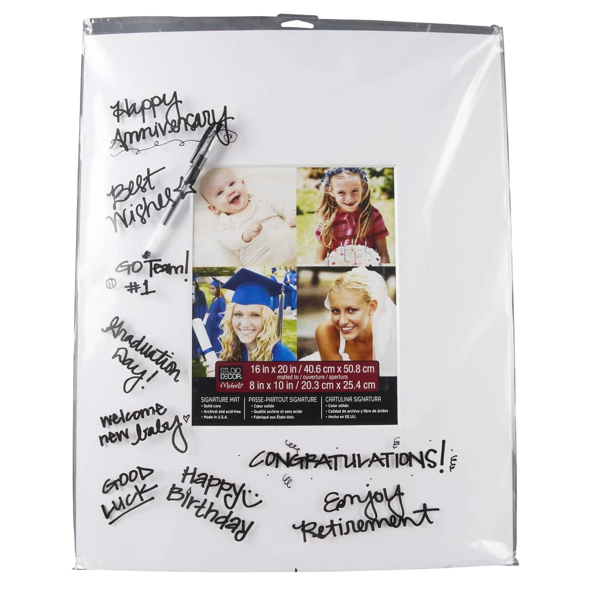 White Signature Mat By Studio Décor® 4 White Signature Mat By Studio Décor® - Image 4