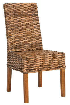 Safavieh Sanibel Side Chair Set Of 2 In Brown -Home Sale Store 29019 FOX6504A SET2 4 scaled