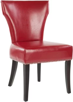 Safavieh Jappic Side Chair Set Of 2 In Red -Home Sale Store 29019 MCR4706D SET2 3 scaled