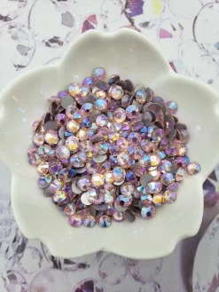 Light Rose AB - KiraKira Glass Rhinestones By CrystalNinja