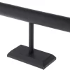 Plymor Black Faux Leather T-Bar Bracelet Display Stand, 12" W X 6.75" H