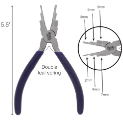 Beadsmith® 6-Step Wire Looping Jewelry Pliers -Home Sale Store D290752S 5