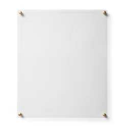 Cool Modern Clear Acrylic Float Frame With Gold Hardware -Home Sale Store D306776S 3