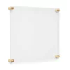 Cool Modern Clear Acrylic Float Frame With Gold Hardware