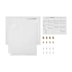 Cool Modern Clear Acrylic Float Frame With Gold Hardware -Home Sale Store D306786S 5