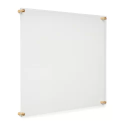 Cool Modern 2 Pack Clear Acrylic Float Frame With Gold Hardware -Home Sale Store D306798S 1