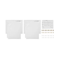 Cool Modern 2 Pack Clear Acrylic Float Frame With Gold Hardware -Home Sale Store D306809S 2