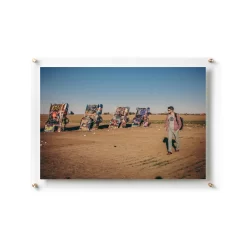 Wexel Art Modern Clear Acrylic Floating Picture Frame With Gold Hardware -Home Sale Store D306855S 1