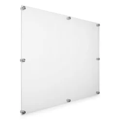 Wexel Art Modern Clear Acrylic Floating Frame With Silver Hardware