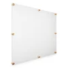 Wexel Art Modern Clear Acrylic Floating Picture Frame With Gold Hardware