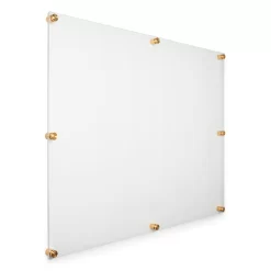 Wexel Art Modern Clear Acrylic Floating Picture Frame With Gold Hardware