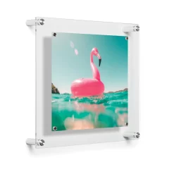 Wexel Art Easy Change Acrylic Floating Frame With Silver Hardware -Home Sale Store D306870S 1