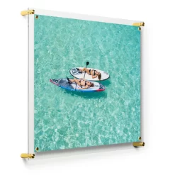 Wexel Art Easy Change Acrylic Floater Frame & Magnets With Gold Hardware 38 Wexel Art Easy Change Acrylic Floater Frame & Magnets With Gold Hardware -Home Sale Store D306879S 2