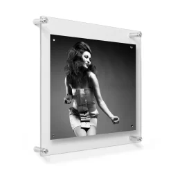 Wexel Art Easy Change Acrylic Floating Frame With Silver Hardware -Home Sale Store D306882S 2