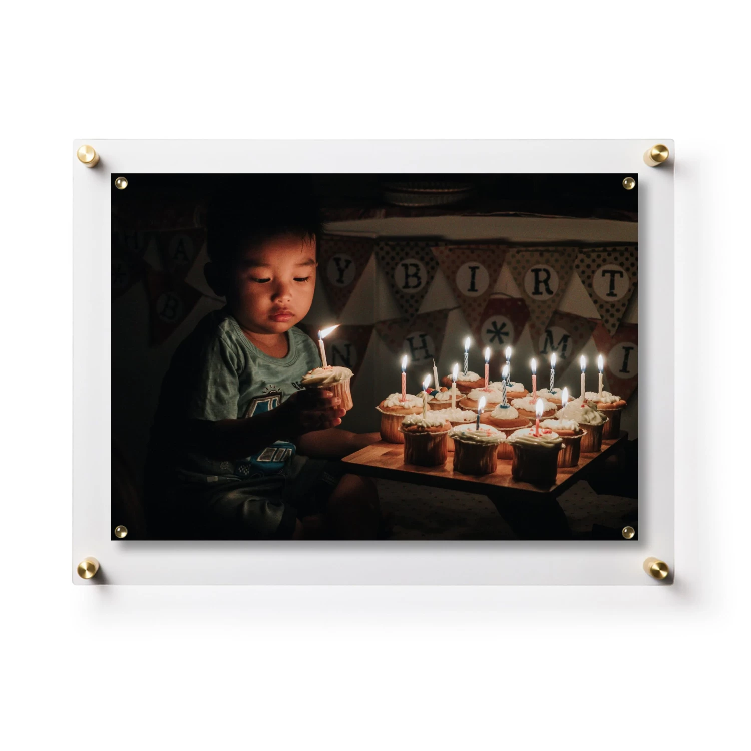 Wexel Art Easy Change Acrylic Floater Frame & Magnets With Gold Hardware 9 Wexel Art Easy Change Acrylic Floater Frame & Magnets With Gold Hardware - Image 9