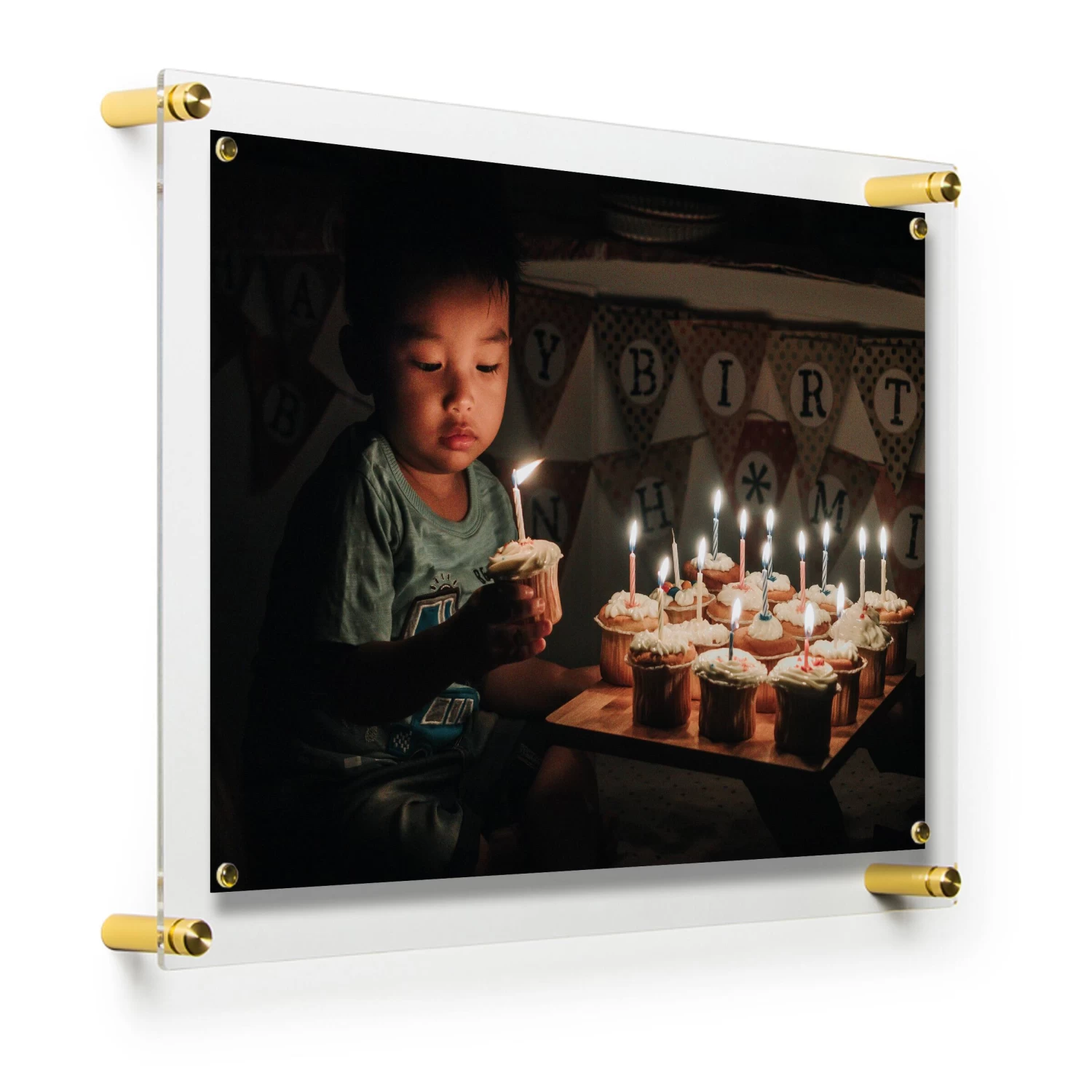 Wexel Art Easy Change Acrylic Floater Frame & Magnets With Gold Hardware 10 Wexel Art Easy Change Acrylic Floater Frame & Magnets With Gold Hardware - Image 10