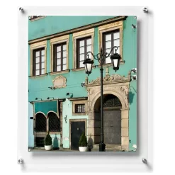 Wexel Art Easy Change Acrylic Floating Frame With Silver Hardware