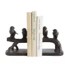 6'' Resin Birds On A Branch Bookends Set