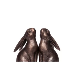 Bronze Bunny Bookends Set -Home Sale Store D319413S 3
