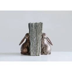 Bronze Bunny Bookends Set -Home Sale Store D319413S 5