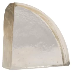 5.5" Geometric Glass Block Bookend 14 5.5" Geometric Glass Block Bookend -Home Sale Store D320187S 7