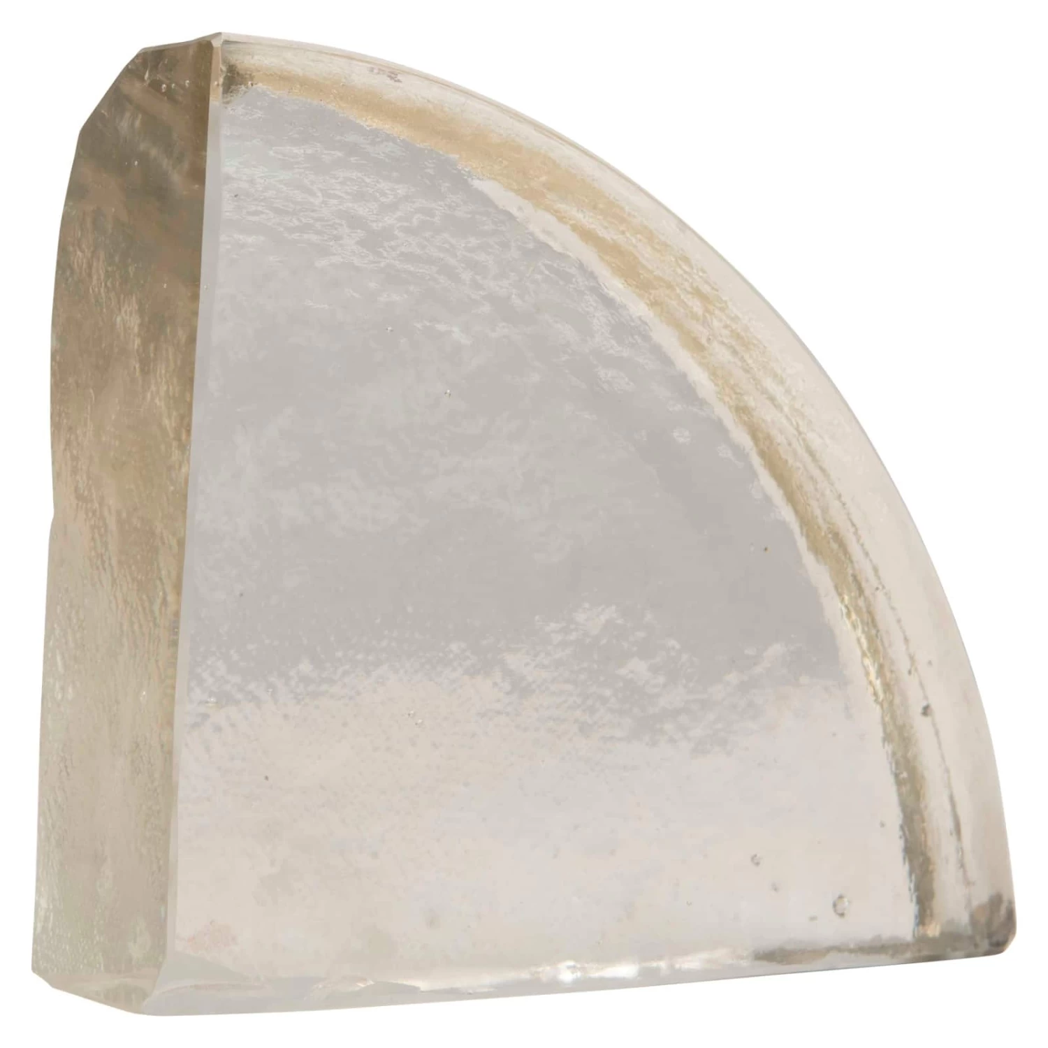 5.5" Geometric Glass Block Bookend 7 5.5" Geometric Glass Block Bookend - Image 7