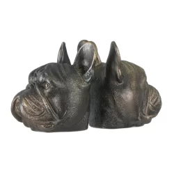 5.5" Antique Bronze Dog Bookend Set -Home Sale Store D320658S 5