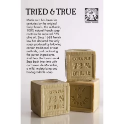 European Soaps Refined Natural Marseille Soap Cube, 300g -Home Sale Store D360088S 5