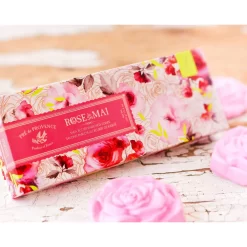 European Soaps Rose De Mai Soap Gift Box -Home Sale Store D360098S 4