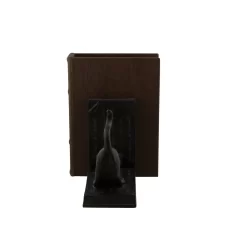 Black Polystone Eclectic Cat Bookends Set -Home Sale Store D365420S 4