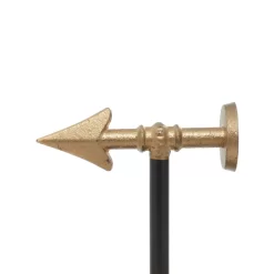 7" Black & Gold Contemporary Arrow Bookends, 2ct. -Home Sale Store D365534S 6