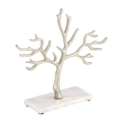 CosmoLiving By Cosmopolitan 10" Silver Tree Jewelry Stand -Home Sale Store D365552S 3