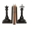 8" Black Chess Bookends, 2ct.