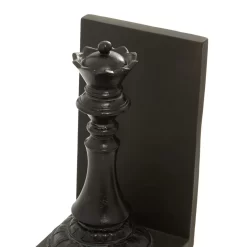 8" Black Chess Bookends, 2ct. -Home Sale Store D365574S 4