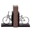 7" Silver Aluminum Vintage Bicycle Bookends