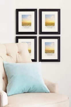 4 Pack Black 5" X 7" Frame With Mat, Lifestyles™ By Studio Décor® -Home Sale Store IRC11147