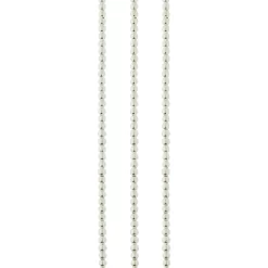 9 Pack: Sterling Silver-Plated Round Beads By Bead Landing™