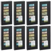 8 Pack: Black Panel 6" X 14" Shadow Box By Studio Décor®