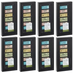 8 Pack: Black Panel 6" X 14" Shadow Box By Studio Décor®