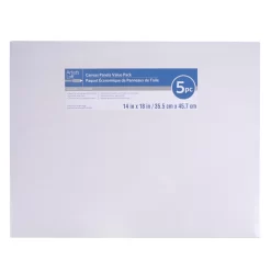 6 Packs: 5 Ct. (30 Total) Value Pack Canvas Panels By Artist's Loft® Necessities™ -Home Sale Store MP226538 1