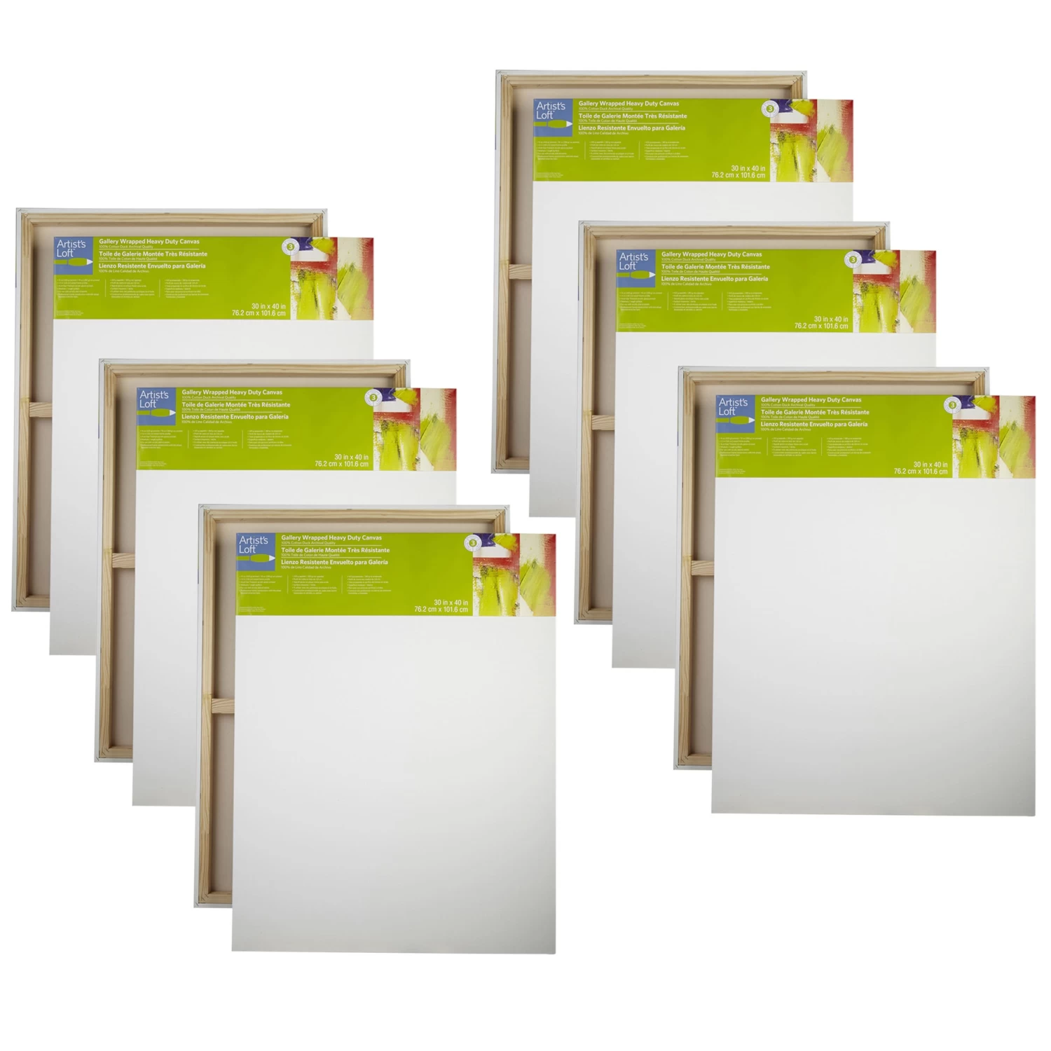 6 Pack: Level 3 Gallery Wrapped Heavy Duty Canvas By Artist's Loft® 1 6 Pack: Level 3 Gallery Wrapped Heavy Duty Canvas By Artist's Loft®