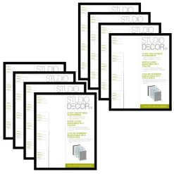 8 Pack: Black Adjustable-Depth 16" X 20" Shadow Box By Studio Décor®