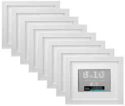 8 Pack: White Frame With Mat, Belmont By Studio Décor® -Home Sale Store MP392854 40 scaled