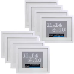 Home Sale Store 34 8 Pack: White Frame With Mat, Belmont By Studio Décor®