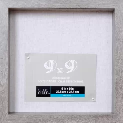8 Pack: Gray 9" X 9" Belmont Shadow Box By Studio Décor® -Home Sale Store MP468366 1