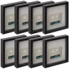 8 Pack: Black Belmont 9" X 9" Shadowbox By Studio Décor®